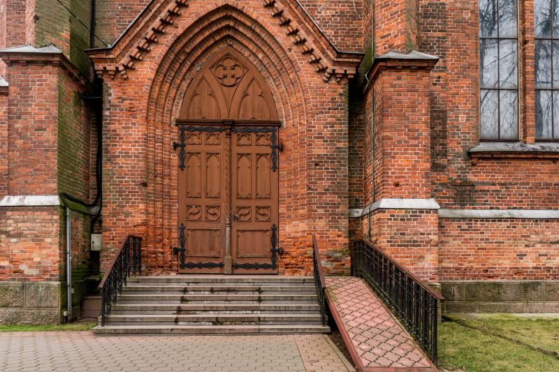Traditional Wooden Church Doors